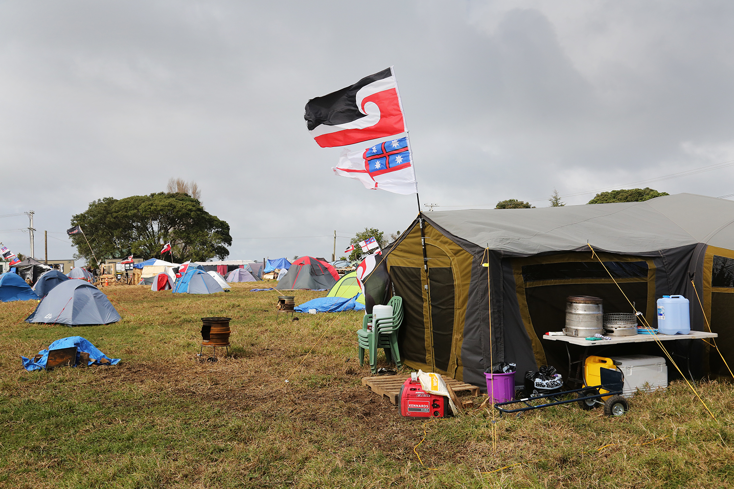 Maori Land Protest : Ihumatao : Auckland : New Zealand : Richard Moore : Journalist : Photographer :