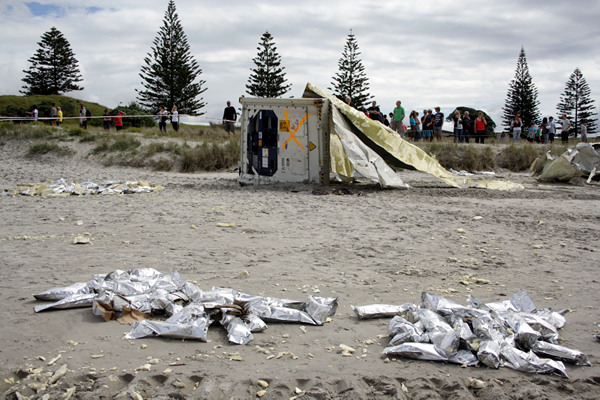 Rena Disaster, Oil Spill, Tauranga, New Zealand