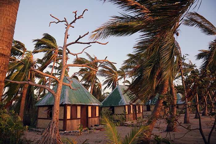 Cyclone Winston damage. Yasawa  Islands, Fiji